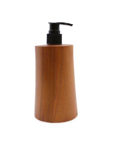 Distributeur de savon en bois de teck – Design épuré