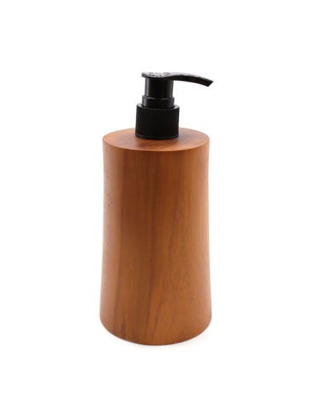 Distributeur de savon en bois de teck – Design épuré