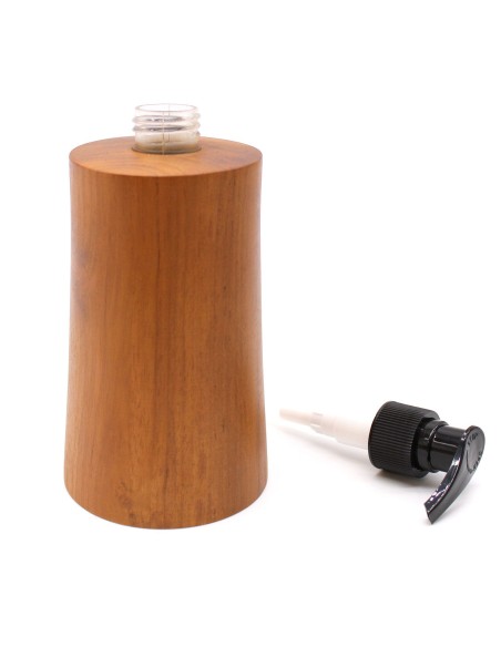 Distributeur de savon en bois de teck – Design épuré