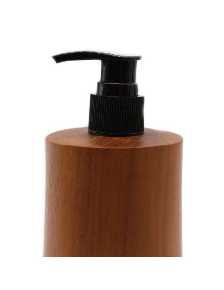 Distributeur de savon en bois de teck – Design épuré