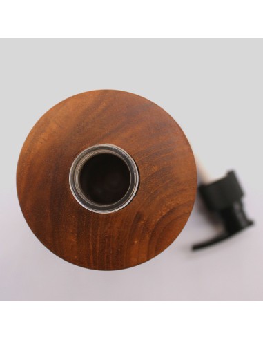Distributeur de savon en bois de teck – Design épuré