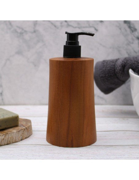 Distributeur de savon en bois de teck – Design épuré