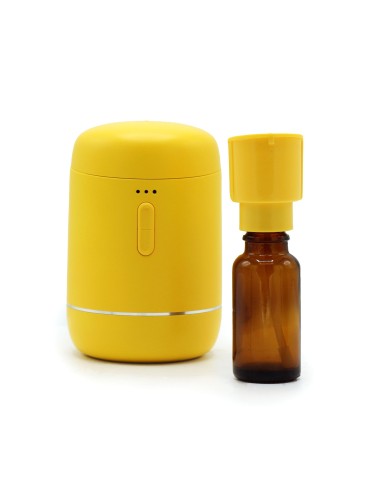 Nébuliseur d’huiles essentielles USB – Jaune zen