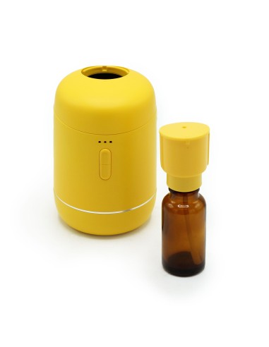 Nébuliseur d’huiles essentielles USB – Jaune zen