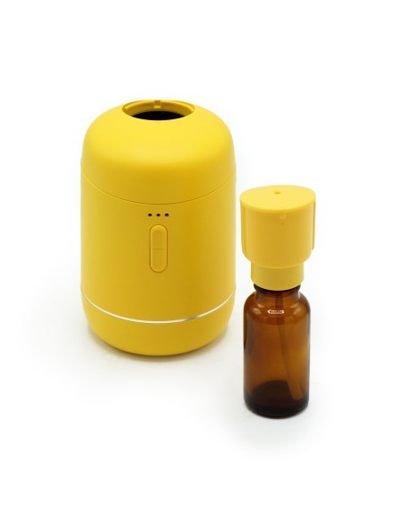 Nébuliseur d’huiles essentielles USB – Jaune zen