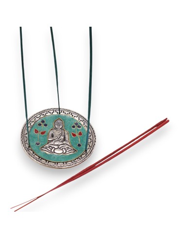 Porte?encens Bouddha décoratif – Vert