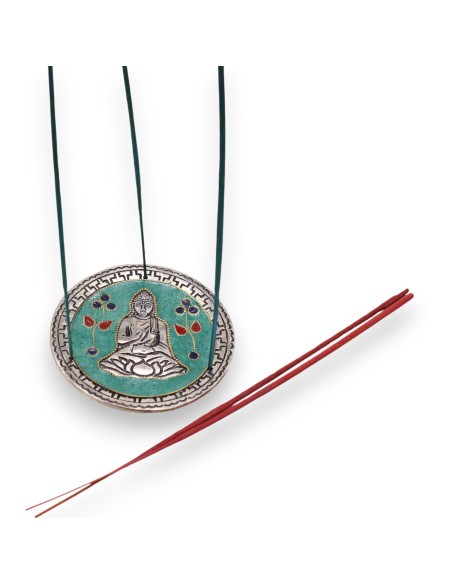 Porte?encens Bouddha décoratif – Vert