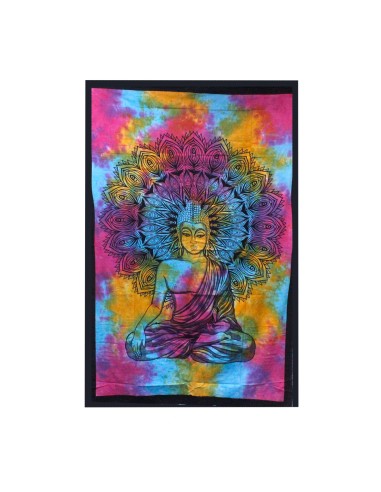 Couvre-lit simple coton - Buda Pacifique 140×210 cm