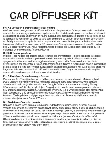 Kit diffuseur pour voiture – Libellule