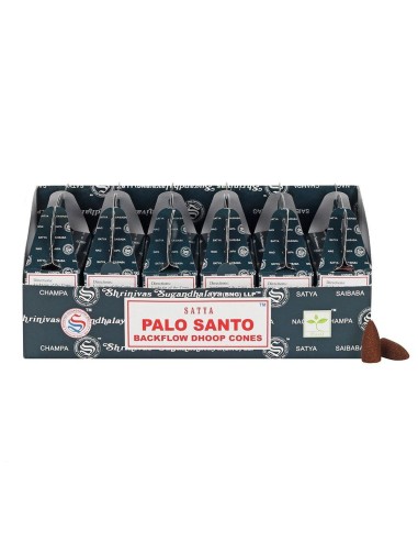 Cônes Dhoop backflow Satya - Palo Santo (24 unités)