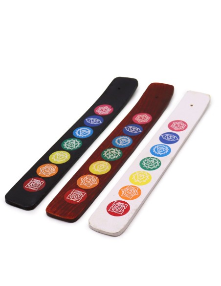 Support d’encens - 7 chakras couleurs assorties