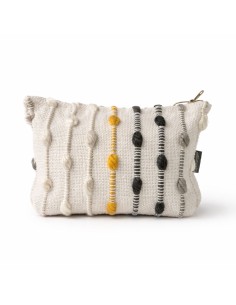 Trousse nomade en sari jacquard indien – Hippie Knot