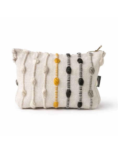 Trousse nomade en sari jacquard indien – Hippie Knot