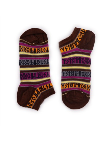 Chaussettes basses en bambou Hop Hare – Pierres runiques (S/M)