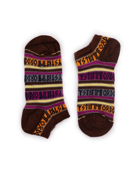Chaussettes basses en bambou Hop Hare – Pierres runiques (S/M)
