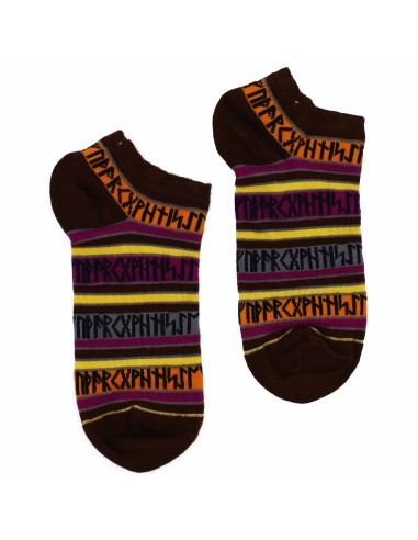 Chaussettes basses en bambou Hop Hare – Pierres runiques (S/M)