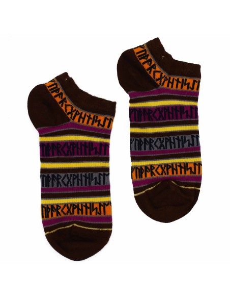 Chaussettes basses en bambou Hop Hare – Pierres runiques (S/M)