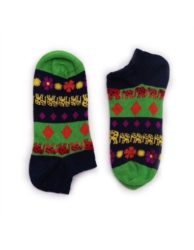Chaussettes basses en bambou Hop Hare – Éléphant porte-chance (S/M)