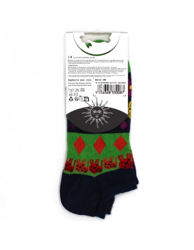 Chaussettes basses en bambou Hop Hare – Éléphant porte-chance (S/M)