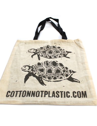 Sac cabas réversible en coton – Duo de motifs zen
