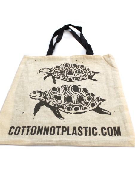 Sac cabas réversible en coton – Duo de motifs zen