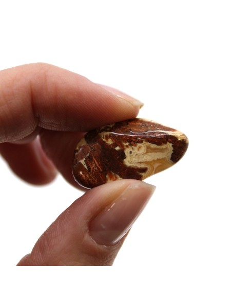 Petites pierres africaines – Jaspe clair bréchique