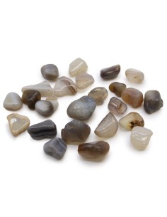 Petites pierres africaines – Agate grise du Botswana