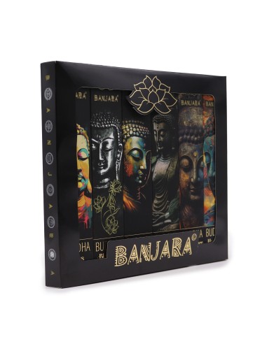 Coffret cadeau Encens Banjara Buddha - 6 assortis