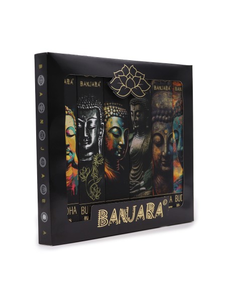 Coffret cadeau Encens Banjara Buddha - 6 assortis