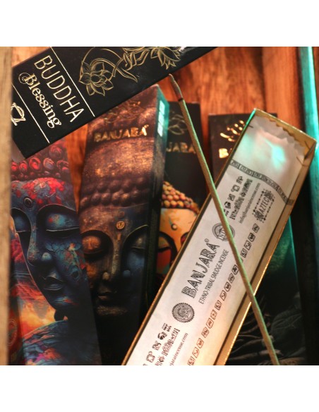 Coffret cadeau Encens Banjara Buddha - 6 assortis