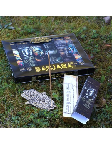 Coffret cadeau Encens Banjara Buddha - 6 assortis