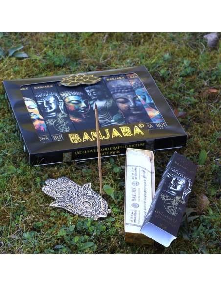 Coffret cadeau Encens Banjara Buddha - 6 assortis