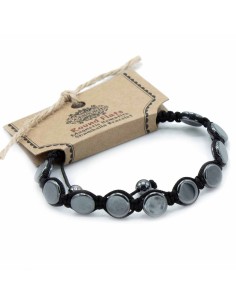 Bracelet magnétique shamballa en hématite – Cercles