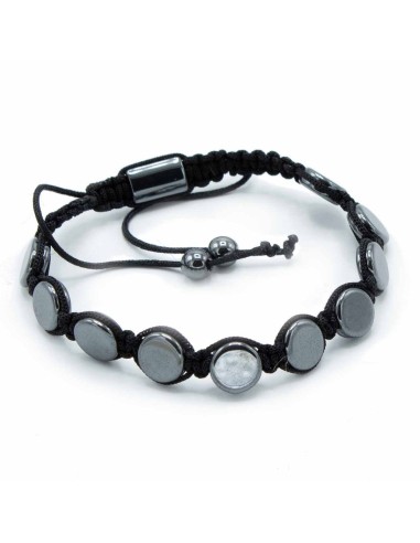 Bracelet magnétique shamballa en hématite – Cercles