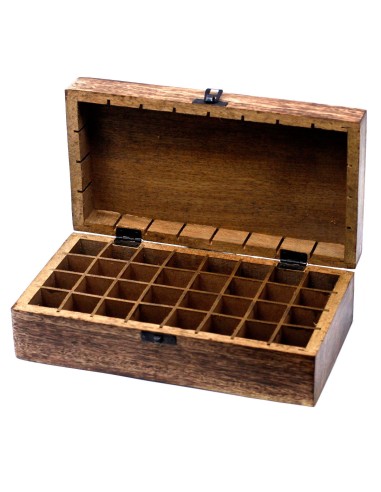 Boîte d’aromathérapie en bois – Floral