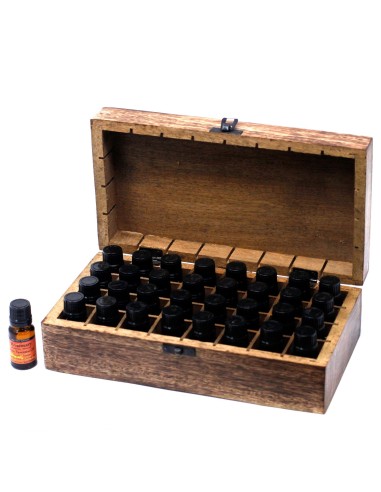 Boîte d’aromathérapie en bois – Floral