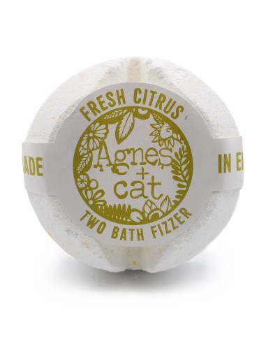 Agnes + Cat – Bombe de bain effervescente «Agrumes frais»