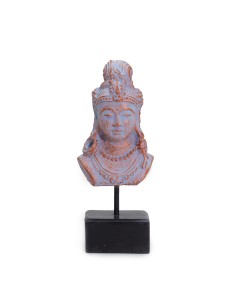 Princesa Java de la Suerte sur socle - Bleu cuivre 25×11×11 cm