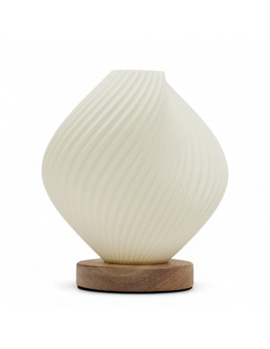 Lampe New Wave USB - 3 niveaux - Coquille torsadée 18×13×17 cm