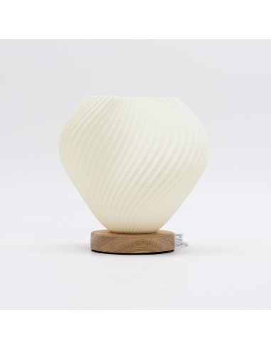 Lampe New Wave USB - 3 niveaux - Coquille torsadée 18×13×17 cm