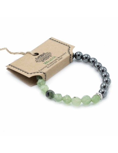 Bracelet en jade magnétique – Guérison douce