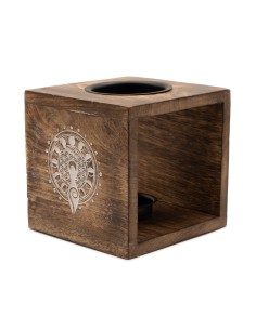 Grand Brûle-parfum en bois – Déesse lunaire