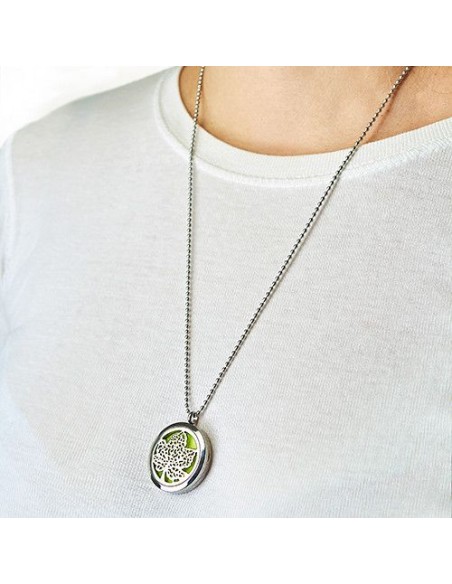 Collier diffuseur aromathérapie – Arbre de Vie