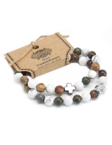 Bracelets spirituels duo – Paix