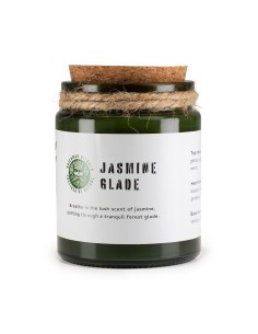 Bougie soja Woodwick Greenman – Clair de jasmin