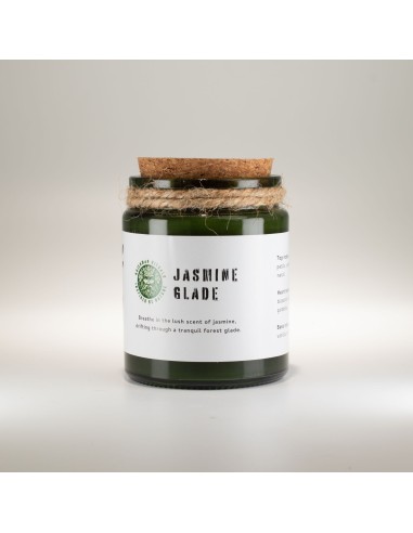 Bougie soja Woodwick Greenman – Clair de jasmin