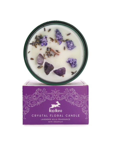 Bougie cristal Hop Hare – Fleur magique lune