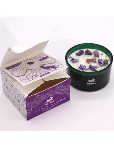 Bougie cristal Hop Hare – Fleur magique lune