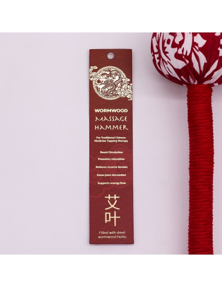 Marteau de massage à l’armoise – Rouge