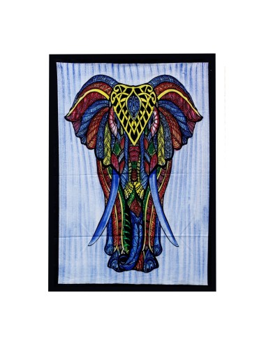 Tapisserie peinte à la main - Éléphant 78×112 cm
